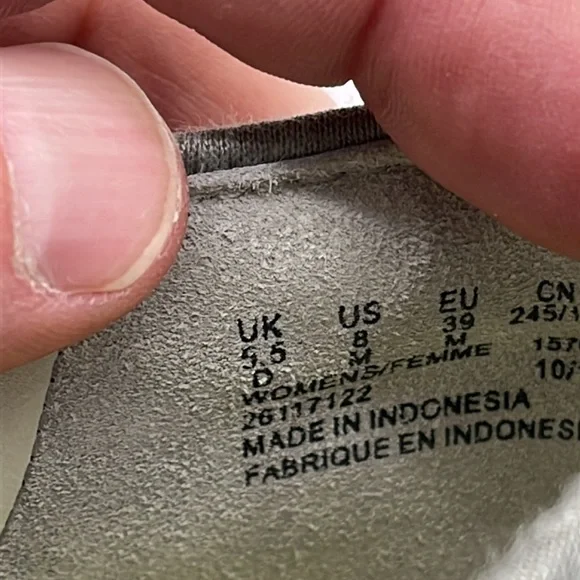 Clarks Artisan Unstructured White Ballet Flats Sz 8. BFL2705 - Picture 8 of 8